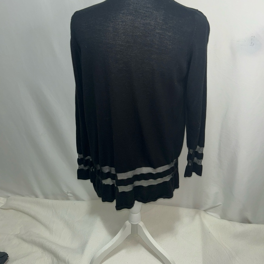 AB‎ Studio Black Knit Cardigan - Picture 6 of 8